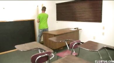 Bratty Cheerleader Handjob with Three Girls