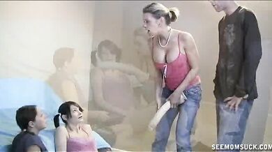 Teens Chloe and Zoe Find Moms Dildo