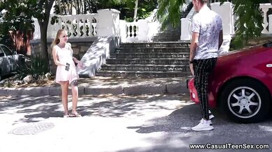 Teen sex after street accident