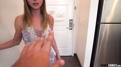 Stepsis learns on my big dick