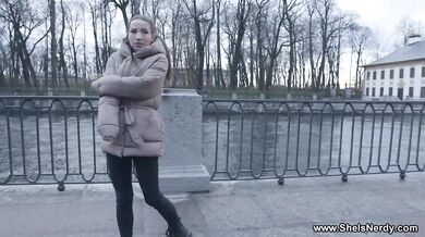 Shy teen coed shameless fuck