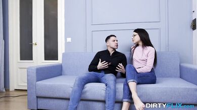 Insatiable nerdy teen fucking