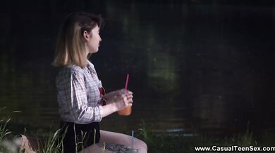 Great fuck with perky teeny
