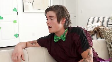 Stealing My Stepsons Cum On St Patricks Day