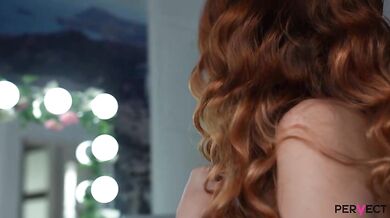 Redhead Liz Rainbow Enjoys Making You Watch Her Playing With Herself