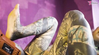 Cute Tattoo Lesbian Sex