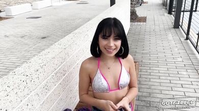 Aria Returns For A Cum Filling