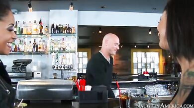 Bonnie Rotten fucking in the chair with her bubble butt