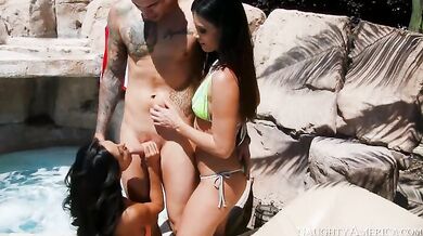 Ava Addams fucking in the outdoors with her tits