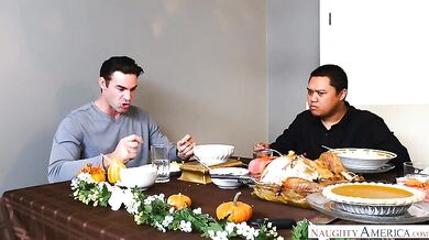 Kayla Kayden fucking in the living room with her petite