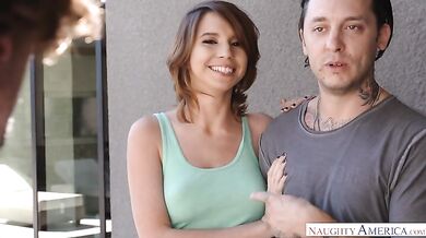 Bubble butt beauty CeCe Capella gets dicked down poolside by boyfriend's friend