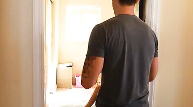 Bad girl Avi Love fucking in the bed with her small tits