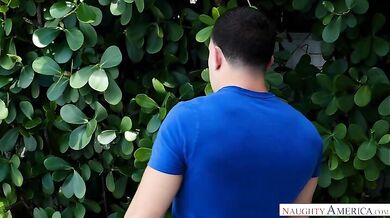 Mature Diamond Jackson fucking in the with her piercings