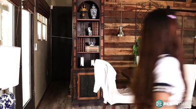 Teenage schoolgirl Elle Voneva would rather fuck than study