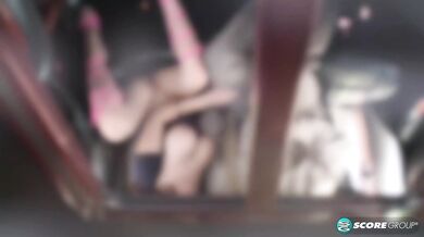 Busty Kianna Dior sucks and fucks in a limo