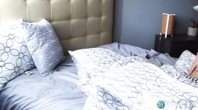 Milly Marks starts her day with a shower and a nice cum