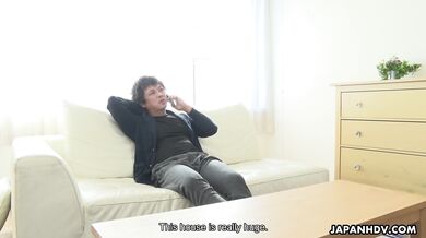 Cougar Maid, Rei Kitajima, Wants Her Client's Big Cock