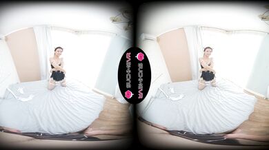 Sunny May sucks a hard dick in VR