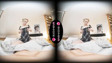 Nikki Hill Looks Like A Slutty Maid In This Solo Spectacle