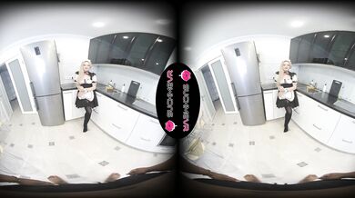 Cute White Maid, Lina Shisuta, Gets Blacked For The First Time