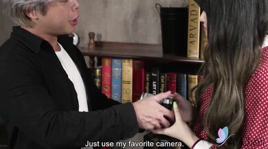 Assistant Minnie Pays For Broken Camera With Her Body