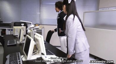 Gorgeous MILF, Miyuki Ojima, Fucked By Her Manager In The Office