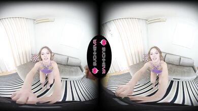 Stella Bliss Enjoys Her First Black Cock In VR