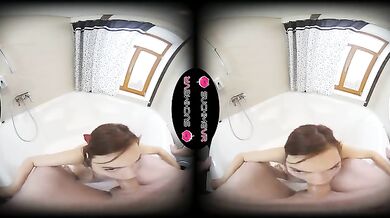 Angie Elif Deepthroats A Dick In The Bathroom