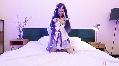 Anime Slut, Bella Grey, Satisfied By Massive Cock