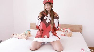 Lymia Marks Creampied As Klee From Genshin Impact