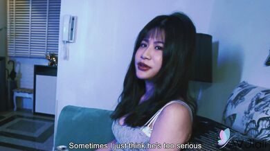 Busty Brunette Chen Xi Cheats On Her Boyfriend