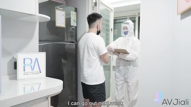 Lucky Guy Fucks Li Er During Lockdown