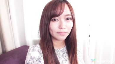 Mimi Inamura shows us her shaved pussy in her first adult video