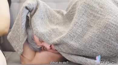 The landlord watches Lina masturbate and squirt