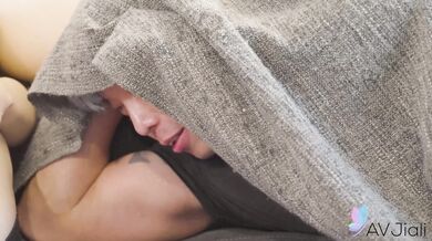 The landlord watches Lina masturbate and squirt