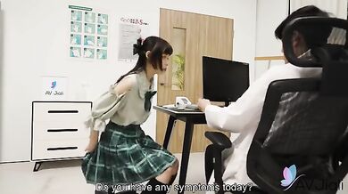 A quick trip to the Dr and Yuli ends up fucking him and swallowing cum