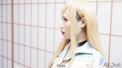 Miss Xiao Ye Ye gets a new costume to cosplay and feels very sexy