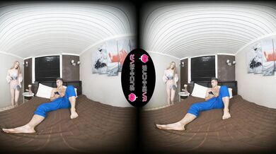 Eva Barbie is wearing the sexiest lingerie today to tease her lover