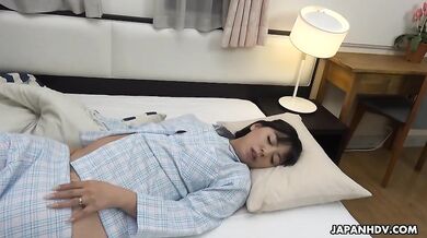 Ryouko Murakami and husband's oldest continue fucking into the night