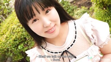 Cute and sweet Ichika Matui spreads her legs so we can dine on her pussy