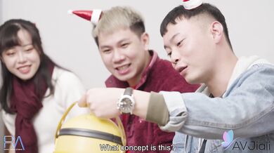 Yuli waits for the party to end to seduce Leo and suck his cock