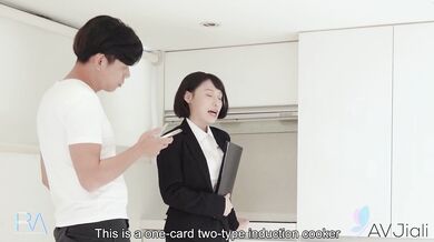 Real estate agend Xiao Ye Ye Real gets screwed by a perverted client