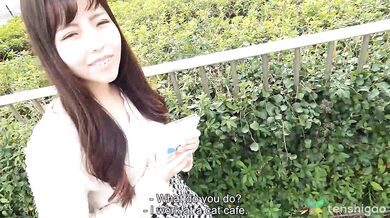 Shy Minami Sato moans fucked on all fours