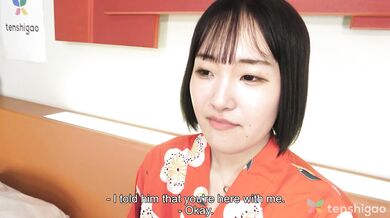 Hana Kawamura is in a threesome today sucking and fucking two men
