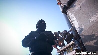 Super hero ninja Sumire Matsu fucked by enemies