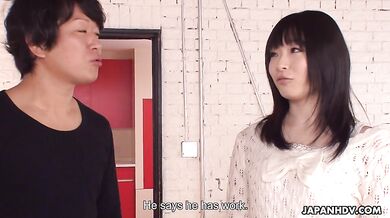 Teen Hina Maeda has to resist before cumming