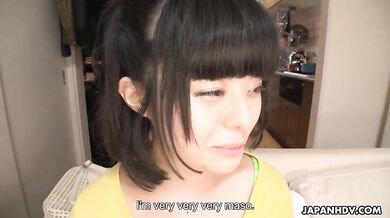 Beautiful Shimazaki Rika visits fan for a SM session