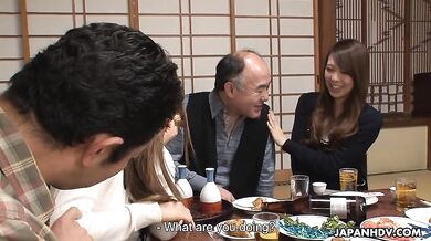 Kiyoha Himekawa, Reika Sawamura and Touko Manaka in orgy