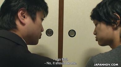 Yui Misaki is fucked so much by two suspicious men