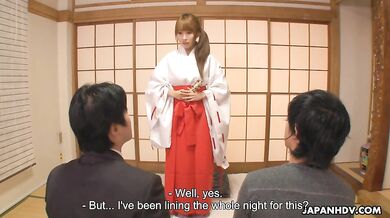 Yui Misaki is fucked so much by two suspicious men